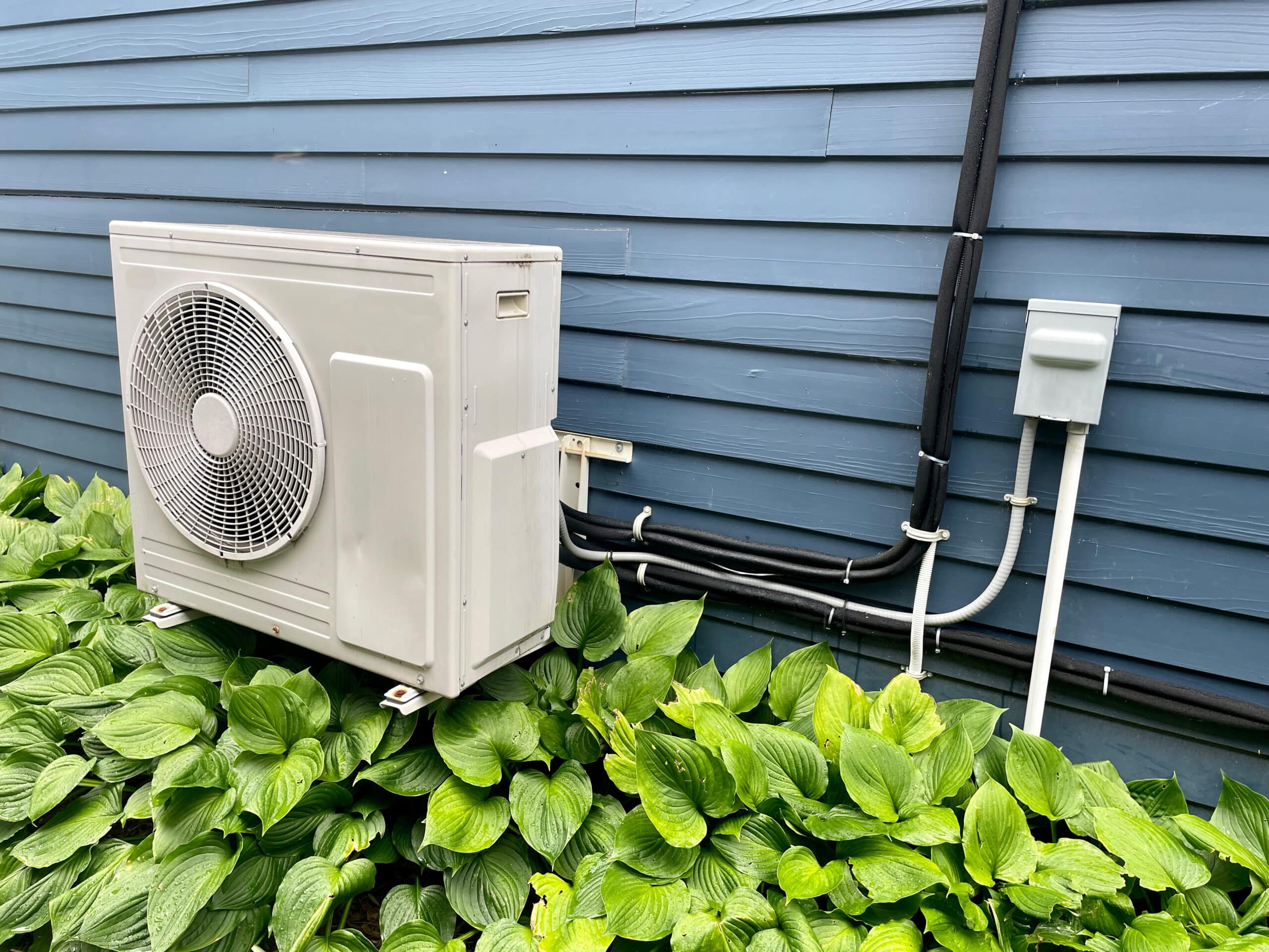 Ductless AC outdoors