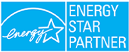Energy Star Partner logo on a blue background with a star symbol and 'ENERGY STAR PARTNER' text.