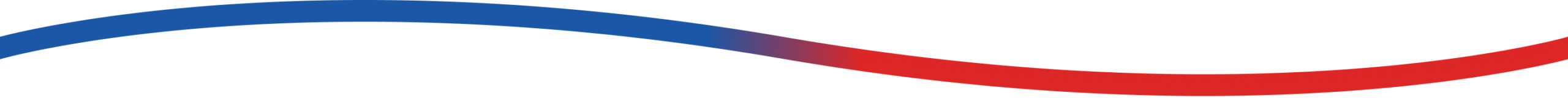 Decorative header banner with layered blue and red wavy bands.
